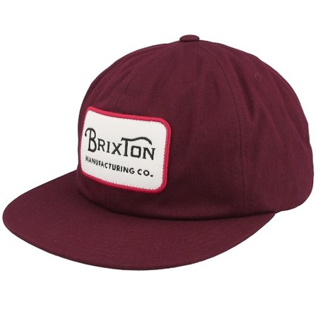 Brixton - Rouge snapback Casquette - Grade High Profile Port Snapback @ Hatstore