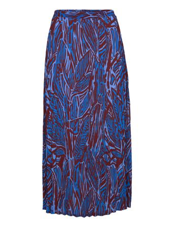 Onlalma Life Poly Plisse Skirt Aop Ptm Knälång Kjol Multi/mönstrad ONLY