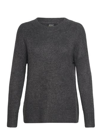 Onlnanjing L/S Pullover Knt Noos Pullover Grå ONLY*Betinget Tilbud