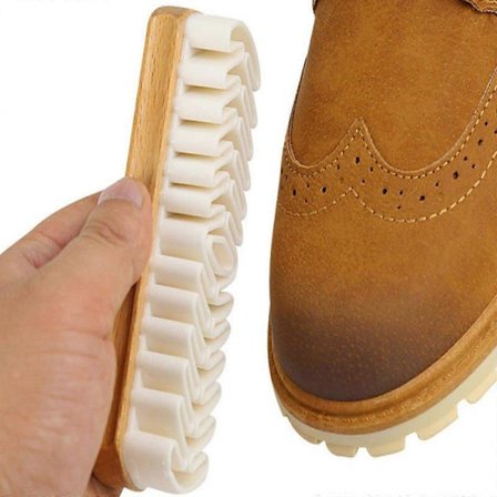 2 stk Gummibørste Rengjører Skrubber for Semsket Nubuck Sko