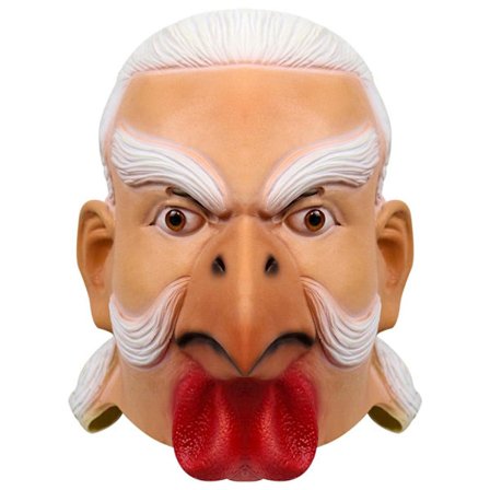 Realistisk Latex Hane Ansiktsmaske Halloween Kostyme Party Cosplay Maske Bar Dekorasjon