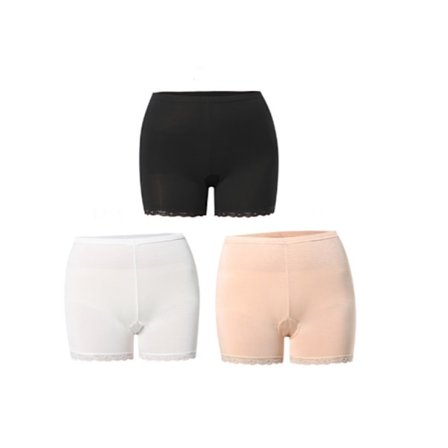 3PCS Dame Blonder Leggings Shorts Under Skirt Trusser Briefs Stret