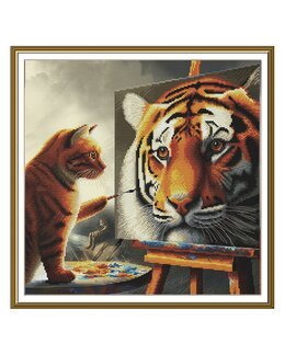 Broderipakke Bilde Selvportrett - Nova Sloboda