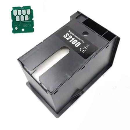 Underhållstank med chip för C13S210057 T3100 T3160 T3170 T3140 T3180 T3170X T3170M T3150 T3130 F500 F560 F570