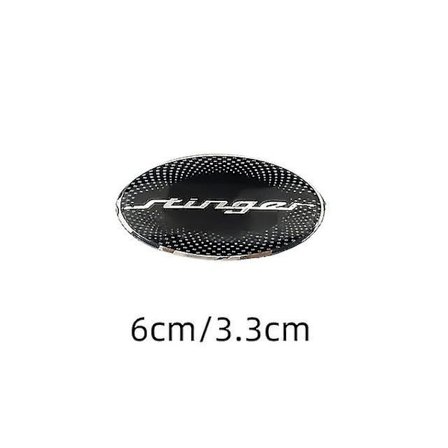 Gt Stinger Bilrat K Logo Emblem Badge Sticker Decal til Kia K2 K3 K5 Rio forte Optima Soul Cerato Cadenza K900 Tilbehør-WELLNGS
