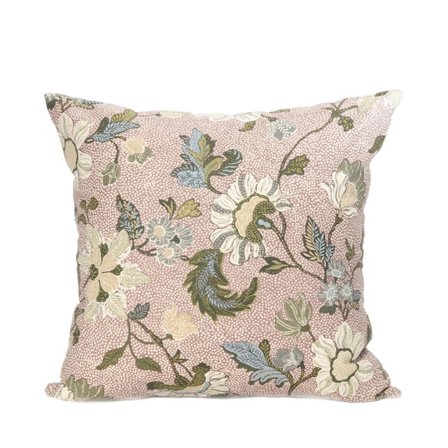 Ceannis Kuddfodral Flower Linen 50x50 cm Kuddar Rosa ONESIZE
