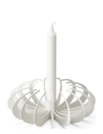Shadow Candleholder Home Decoration Candlesticks & Tealight Holders Candlesticks Valkoinen Design House Stockholm