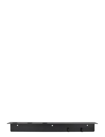 meraki Bottle Hanger With Hooks, Brushed Black Finish - Black - 950 g 50 cm