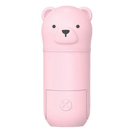 Lommefan, Lille Fan, Bærbar Mini Fan, Mist Fan, Støjsvag USB Foldbar Fan, Personlig Fan til Kontor/Rejse (Pink)
