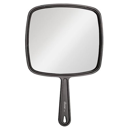 TV-spegel - Handhållen fåfänga spegel med hängande hål - Medium (7"