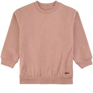 Hust&Claire Dusty Rose GOTS Sophie Sweatshirt 98 cm - Jumpers and knitwear - 98 CM - Pink