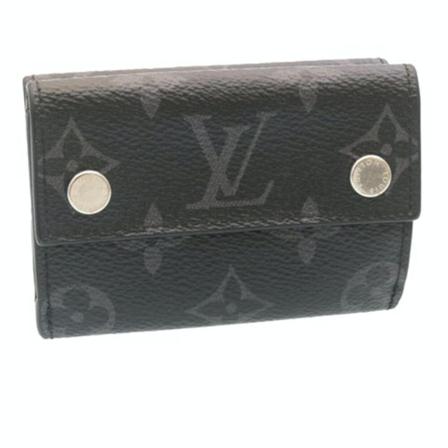 Louis Vuitton Vintage, Pre-owned Discovery Compact Wallet Zwart, unisex, Maat:ONE Size