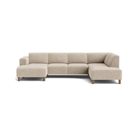 Toledo U-sofa, venstrevendt - Anthology Beige - 302x205x78 - Sofa, u-sofa
