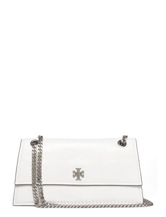 Tory Burch Kira Turnlock Shoulder Bag - White - ONE SIZE