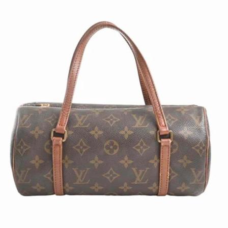 Louis Vuitton Vintage Pre-owned Canvas handTass , Bruin , Dames , Maat: ONE Size Vintage Tassen