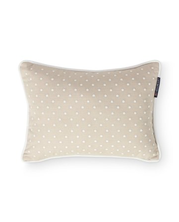 Lexington Prikket pude i beige hørblanding, 30x40