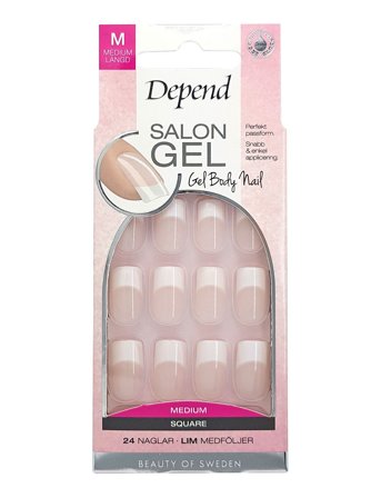Depend Cosmetic Salon Gel Nude Medium Sq - Nude - ONE SIZE