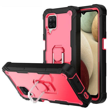 Case för Samsung A12 5G Case, Galaxy A12 Case, Allytech Slim Fit Rugged 3-lagers stötsäkert skydd Hybrid Kickstand Phone case Cover för