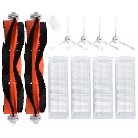 Sidoborste, HEPA-filter för Xiaomi Mi Mop 2 Lite Mjst1s Mjst1shw
