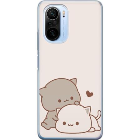Xiaomi Mi 11i Gjennomsiktig deksel Kawaii Søte Katter