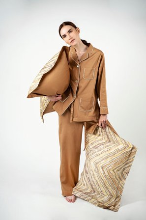 DecoFlux - Pussilakanasetti Dunes - Monivärinen - Pussilakanasetit - 240X220 - - Homeroom