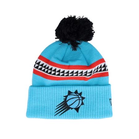 New Era - NBA Sininen pom Beanie - Phoenix Suns Knit NBA City Edition 22 Teal Pom @ Hatstore