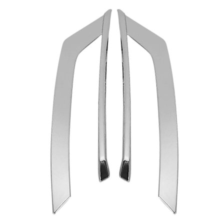 Bil ABS Krom Front Tågelygte Øjenbryn Dekoration Dækliste Trim Kompatibel med Volvo S90 V90 2017-19 Eksteriør