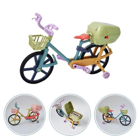Bordlegetøj Mini Fingercykler Finger Mtb Legetøj Miniaturecykel Mini Cykel Statue Nyhedslegetøj Spil Fing Random Color 19.5X12.5X9CM