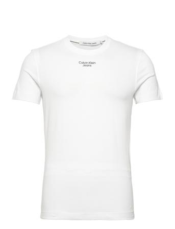 Stacked Logo Tee T-shirt Hvid Calvin Klein Jeans