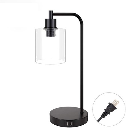 Amerikkalainen yksinkertainen LED-lamppu USB-liitäntä Ladattava himmennettävä Met