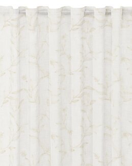 Multibåndslængder Juliette broderede blomster og blade 2-pak Hør