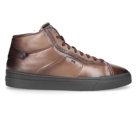 Santoni, Lace-up Boots Bruin, Heren, Maat:46 EU