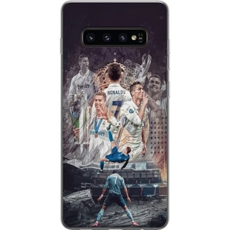 Yhteensopiva Puhelinkuori Samsung Galaxy S10 Cristiano Ronaldo Al-Nassr Portugali ikoninen hyökkääjä ja kaikkien aikojen paras maalintekijä, jolla on