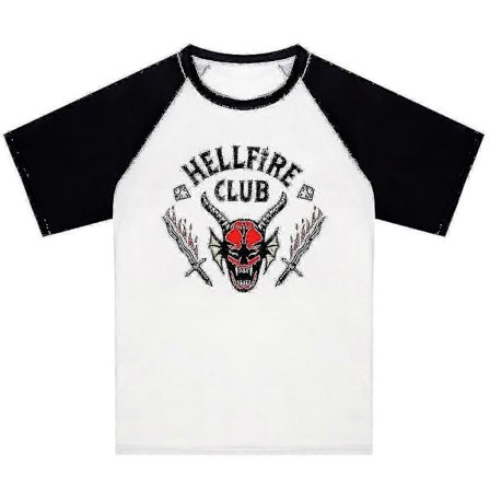 Stranger Things 4 Hellfire Club T-shirt - Perfekt Stil4 110