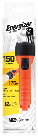 Energizer Atex Lommelykt 150 lm, Belysning