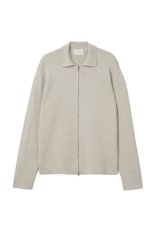 SANDÖ Cardigan med dubbelzip NICO Tröjor Beige M