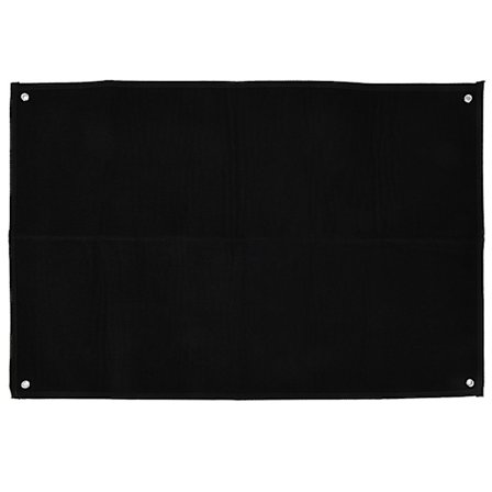 Militær Patch-samling Display Panel Veggmontert Holder For Moral Hook And Loop Emblems Black