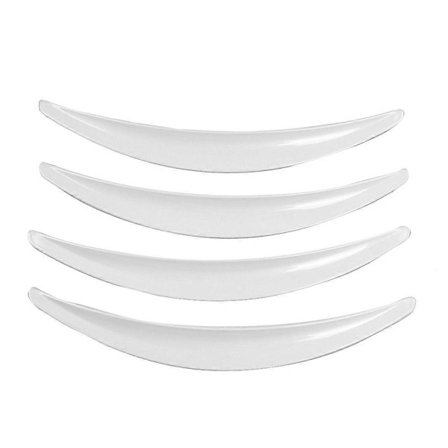 4 stk. universelle skjermbreddere for bil, gjørmeklaff, sprutbeskyttere, hjulbue, øyenbrynleppe, usynlig skjerm for Tesla Model 3 biltilbehør