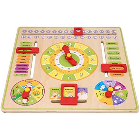 Garosa Lasten Päivittäinen Kognitiivinen Kalenteri Opetuskello Ripustettava Taulu Puinen Varhaiskasvatus Palapeli Oppimislelu Aika Päivämäärä 