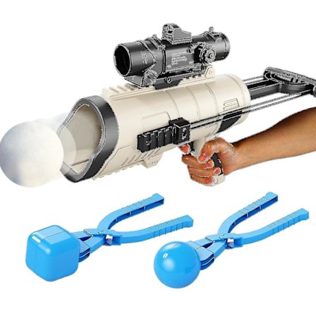 Jule Snebolde Blaster Pistoler Snebold Maker Legetøjssæt Snebold Former Og Launcher