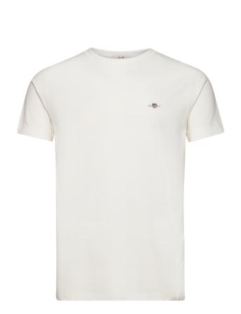 Slim Pique Ss T-Shirt White GANT
