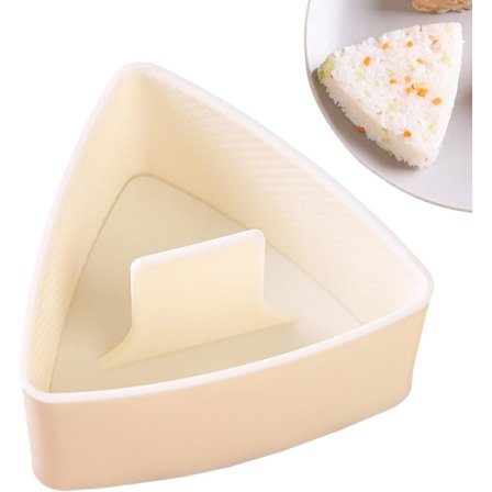 Onigiri-form, trekant risbolleform sushiform, risbolleform, non-stick trekant sushiform etui værktøjer risbolle bento presser form