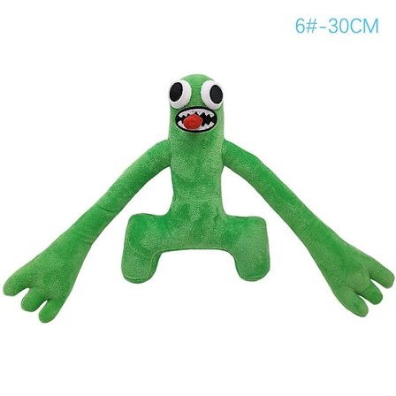 Myk blå monster kosedyr for barn og fans, 15 cm