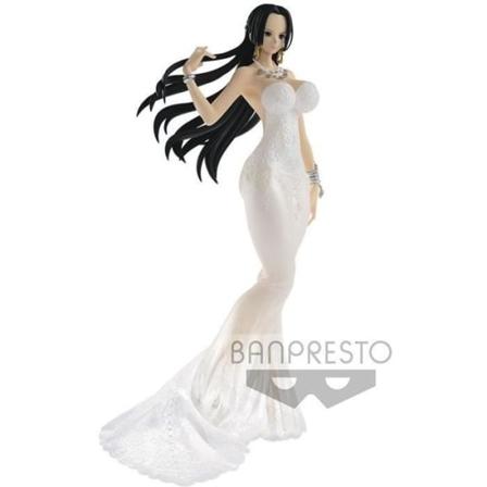 BANPRESTO One Piece Lady Edge Bröllop: Boa Hancock Figurine - 25 cm - Vuxen - Kina - Inomhus One Piece Lady Edge Wedding: Boa Ha