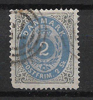 Danmark 1871 - AFA 16y - Stemplet