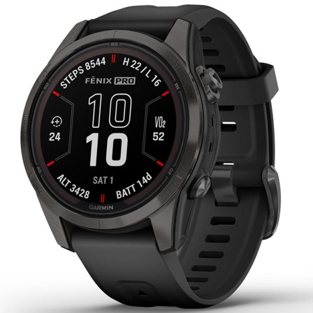 Garmin fenix 7S Pro Sapphire Solar DLC Carbon Gray
