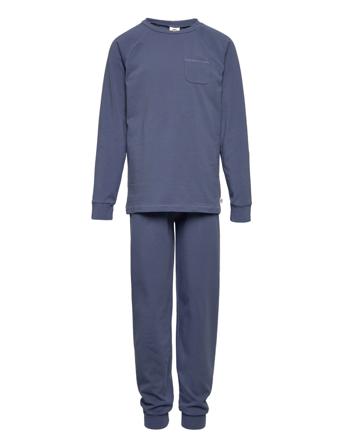Pyjamas L/S T Pyjamassæt Blå Müsli By Green Cotton