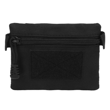 Svart Nylon Myntveske Midje Lommebok Bærbar Oppbevaringspose Utendørs Reise