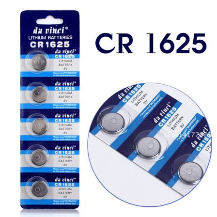 Alkalisk knappcellebatteri CR1625 stor pakke