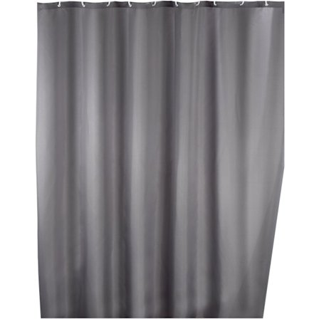 Anti-mögel duschdraperi grå, textilgardin med anti-mögeleffekt